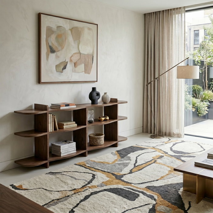Hanah Home Flusso - Consola de Nogal